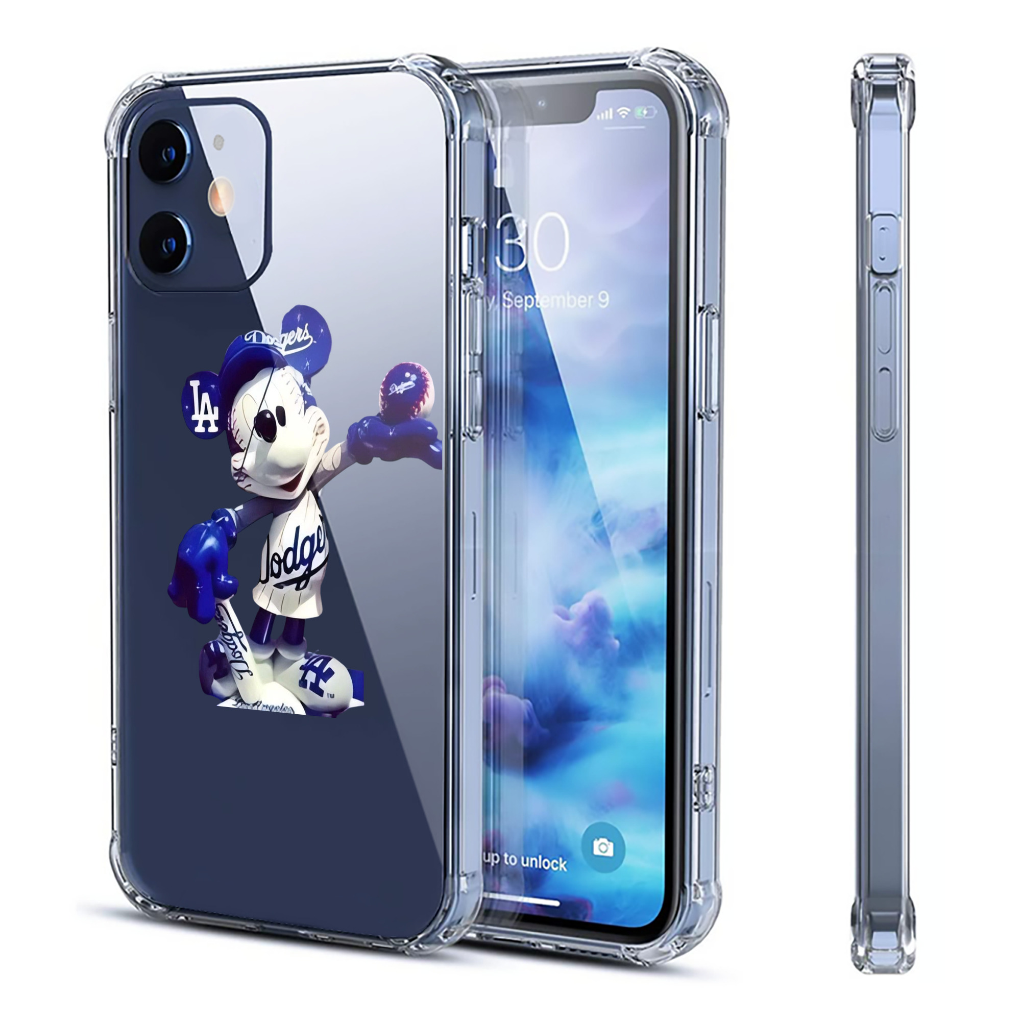  Clear IPhone 12 Case – Soft TPU With UV Print – Enhanced Drop Protection, Precise Fit, Anti-Fingerprint, Customizable Design, Scratch-Resistant, Yellow-Resistant